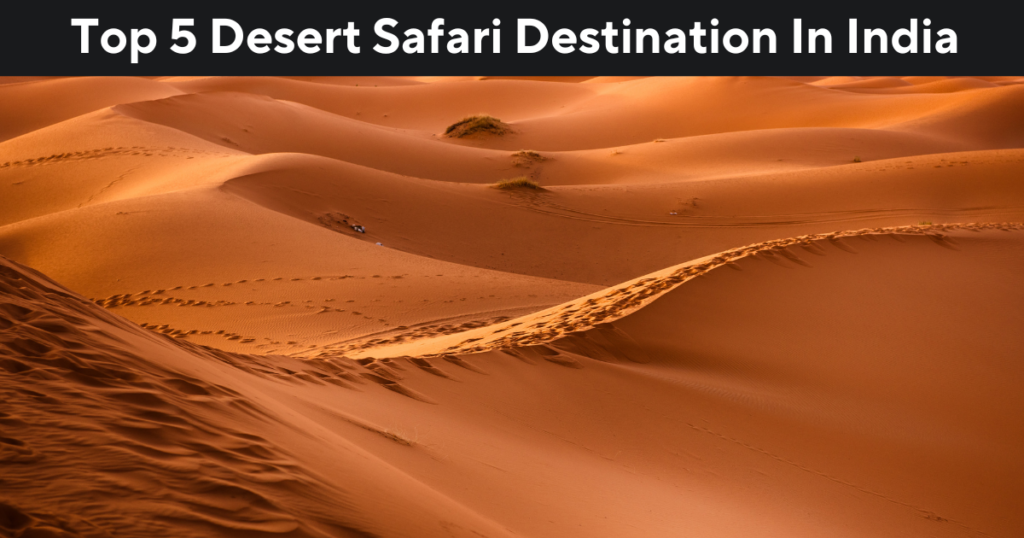 desert safaries in india